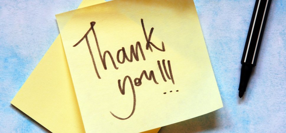 Gratitude and the Power of Saying Thank You